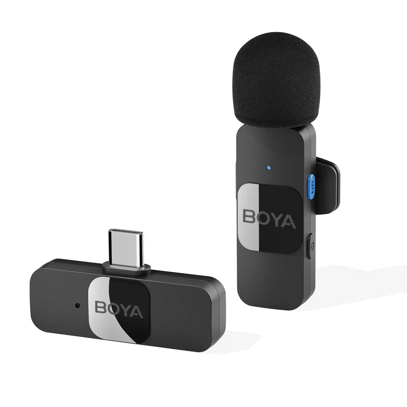 Boya Ultra Compact 2.4ghz Wireless Microphone System Compatible With Typec-c Devices Boya Ultra Compact 2.4ghz Wireless Microphone System Compatible With Typec-c Devices